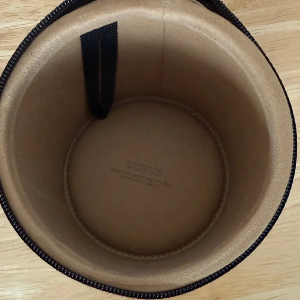 Faux Leather Lens Carrying Case